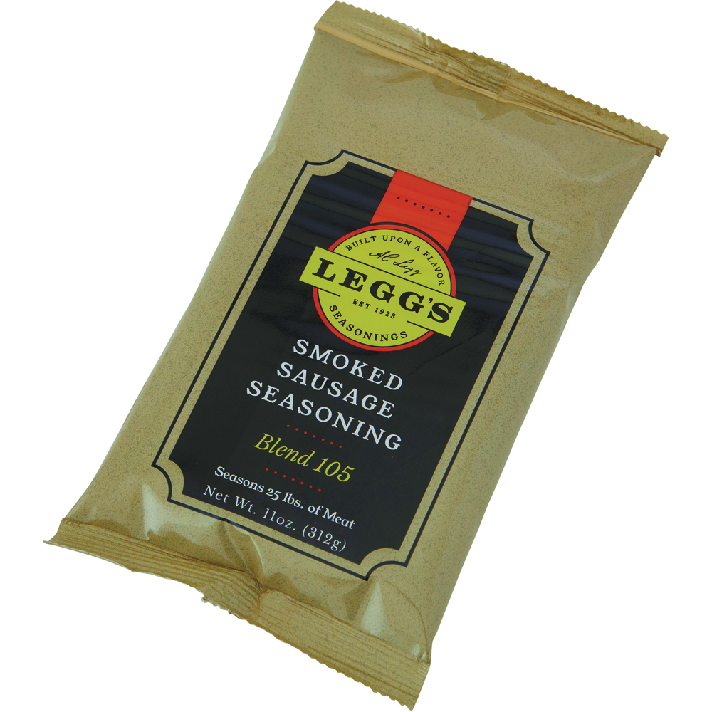 A.C. Legg Blend 105 Smoked Sausage Seasoning, 11oz