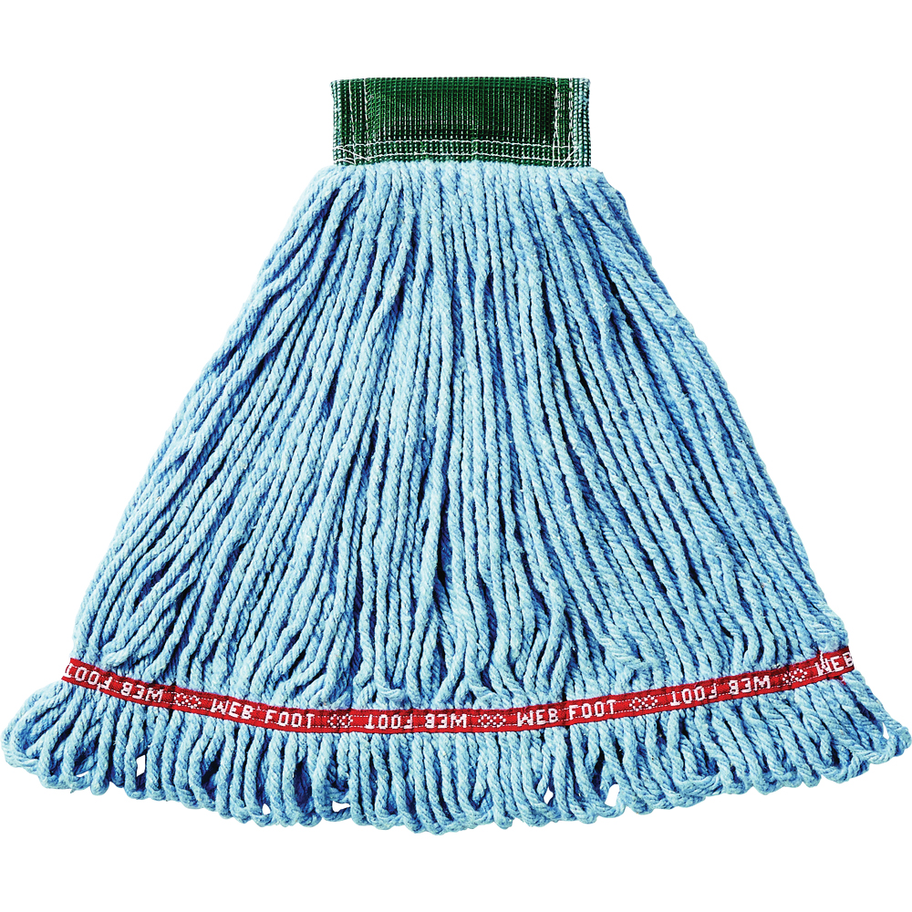 Rubbermaid Web Foot Blend Shrinkless Mop Head, 20 oz, 5" Headband