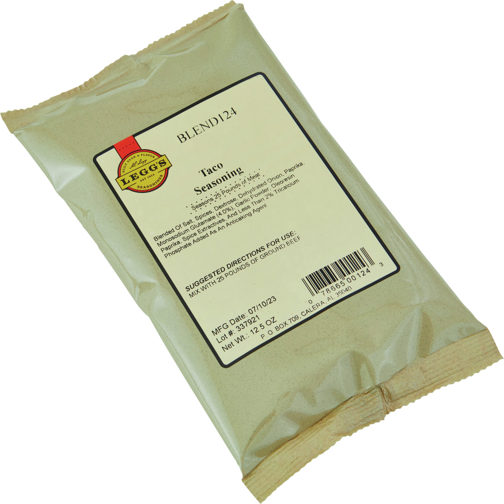 A.C. Legg Blend 124 Taco Seasoning, 12.5oz