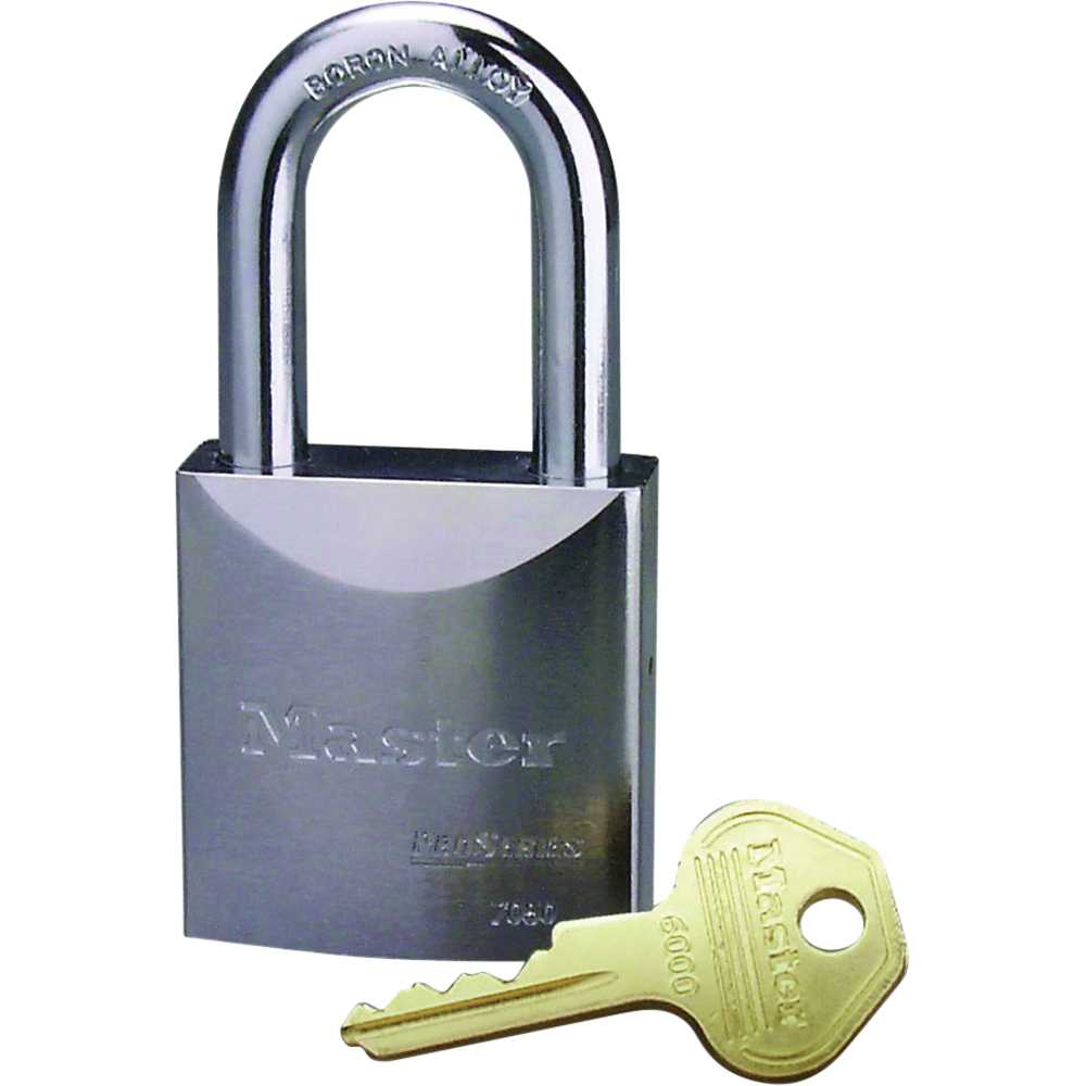 Master Lock ProSeries 2in Wide Solid Steel Rekeyable Pin Tumbler Padlock, Keyed Alike