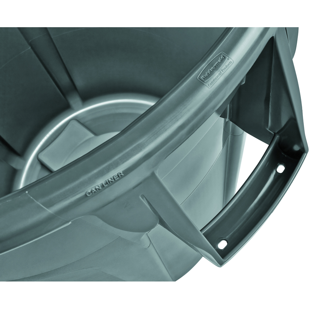 Rubbermaid Brute Vented Trash Container, 55 Gal