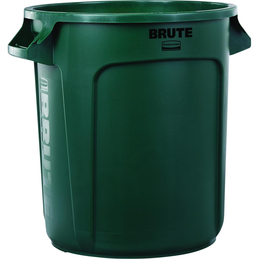 Rubbermaid Brute Vented Trash Container, 10 Gal