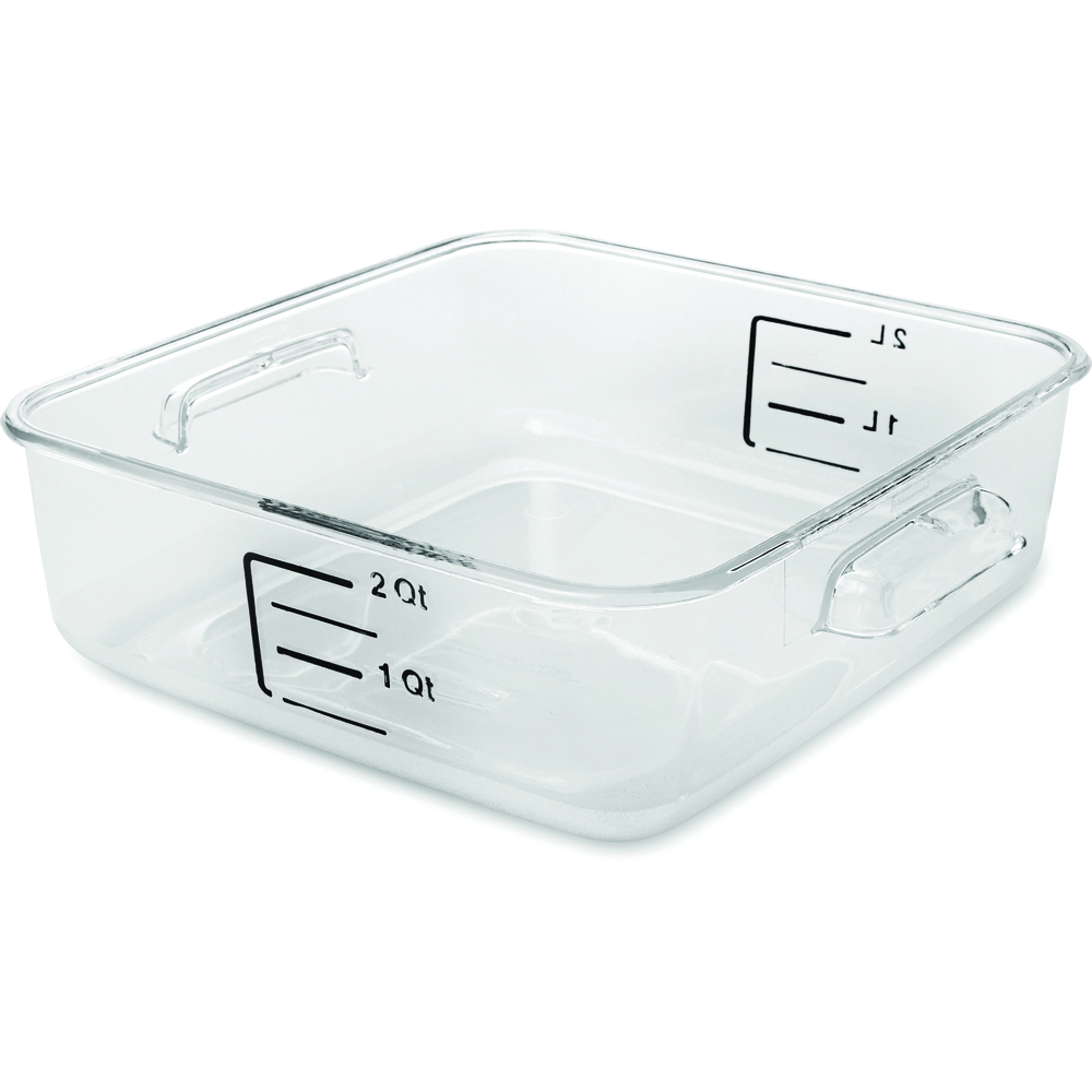 Rubbermaid Square Storage Container, 2 qt