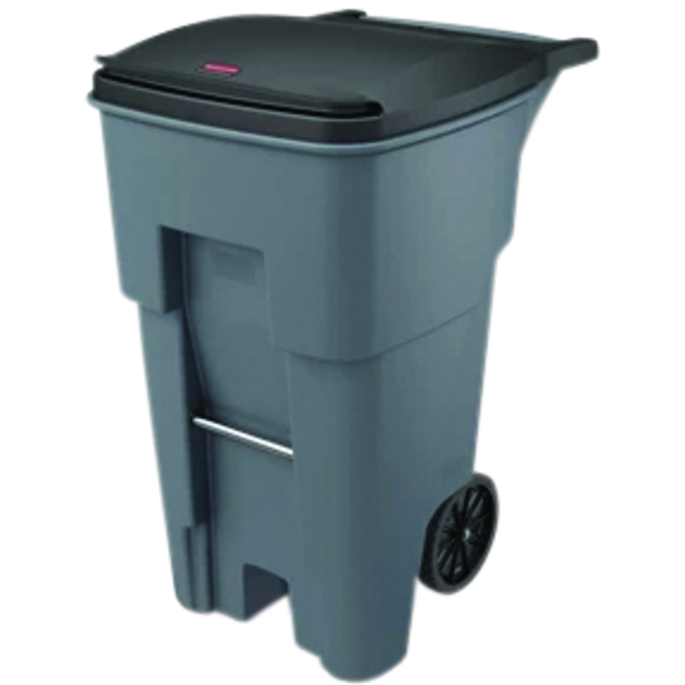 Rubbermaid Rollout Trash Cans, 65 Gal