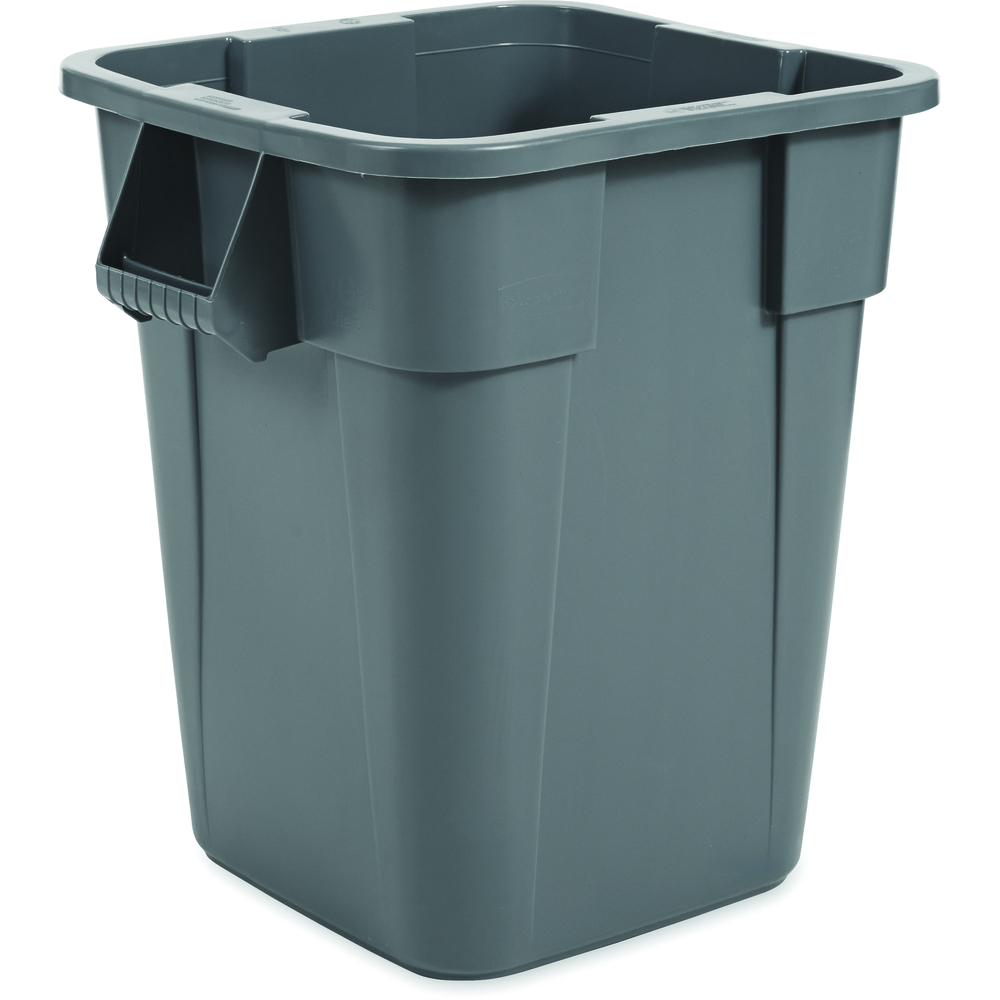 Rubbermaid Brute Square Trash Container, 40 gal