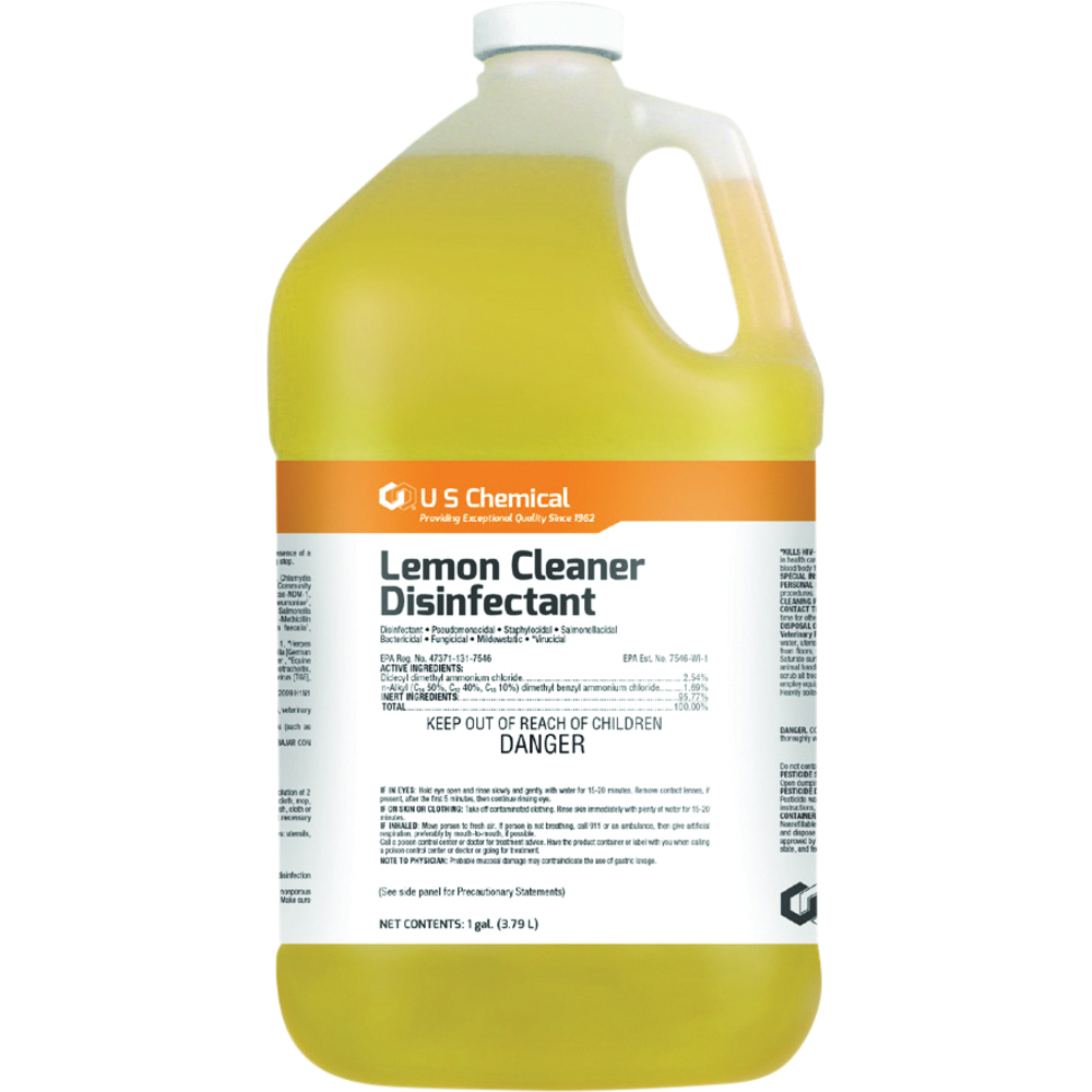 US Chemical Lemon Cleaner Disenfectant