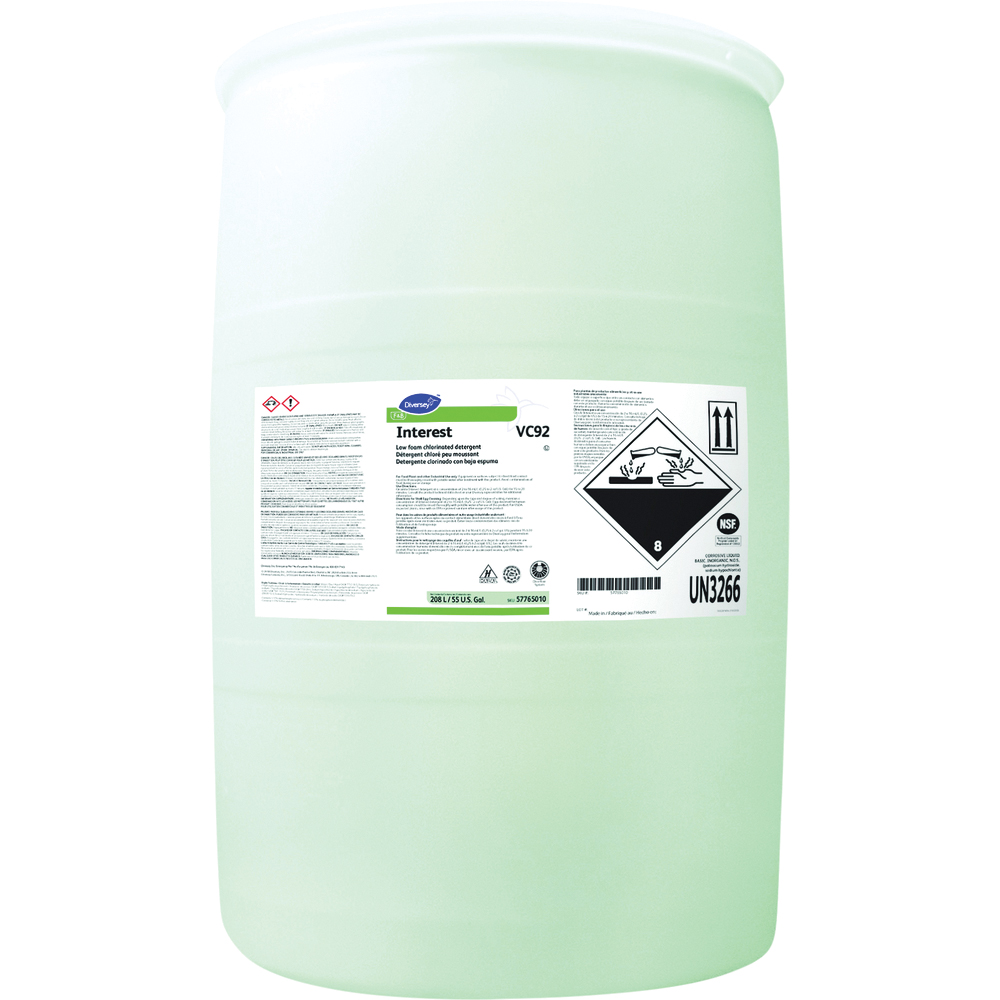 Diversey Interest, Low Foam Chlorinated Detergent