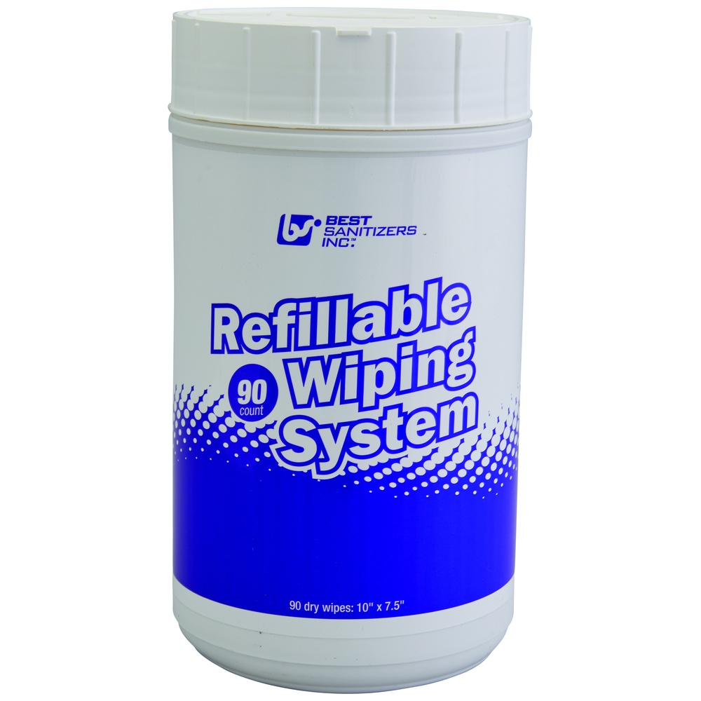 Best Sanitizers Inc. Best Refillable Wiping System