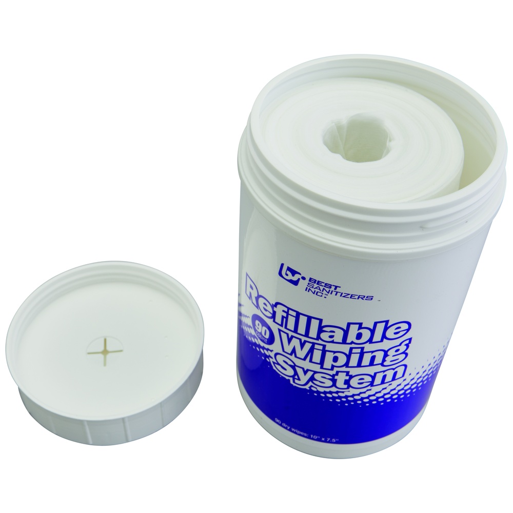 Best Sanitizers Inc. Best Refillable Wiping System