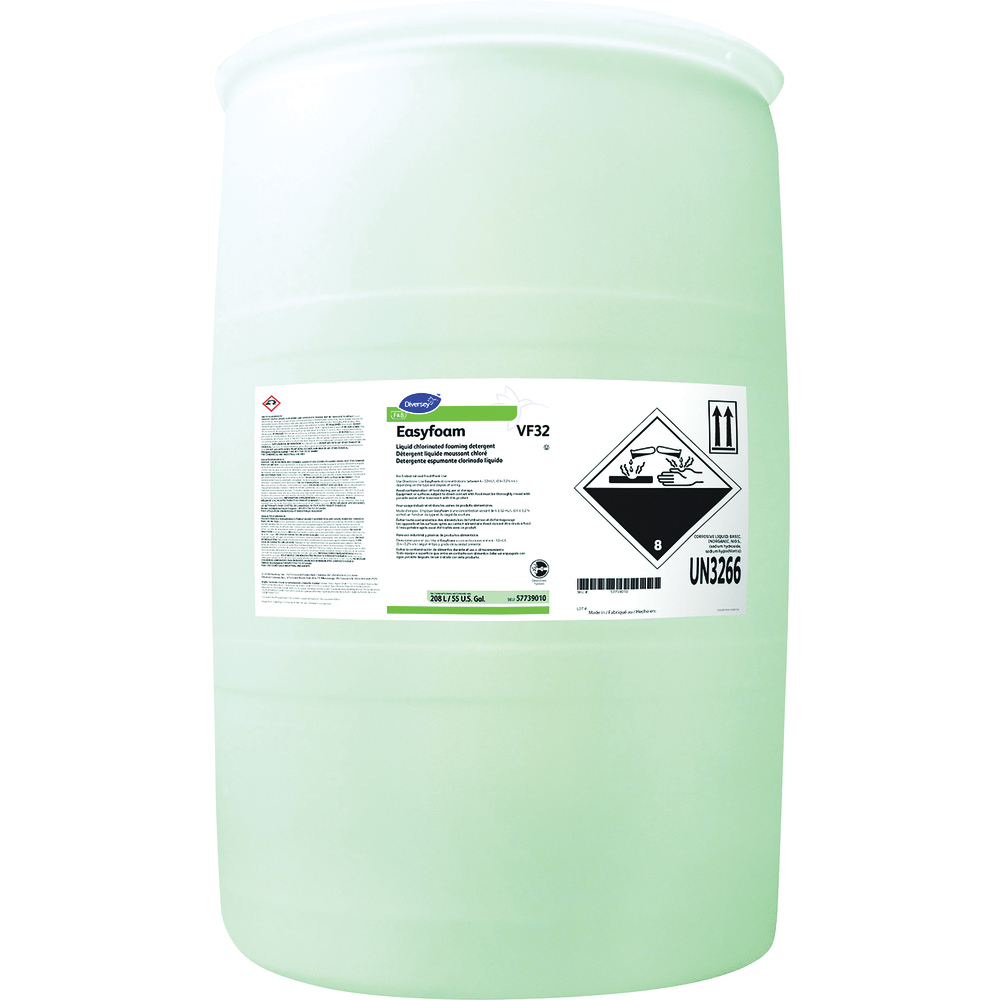 Diversey Easyfoam VF32, Chlorinated Foaming Cleaner/Degreaser