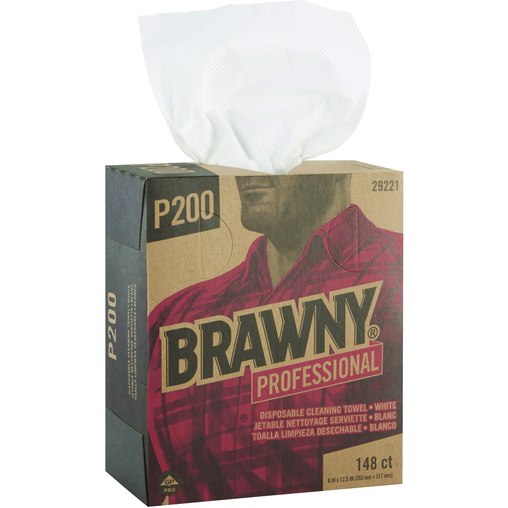 Brawny Professional P200 Disposable Cleaning Towels