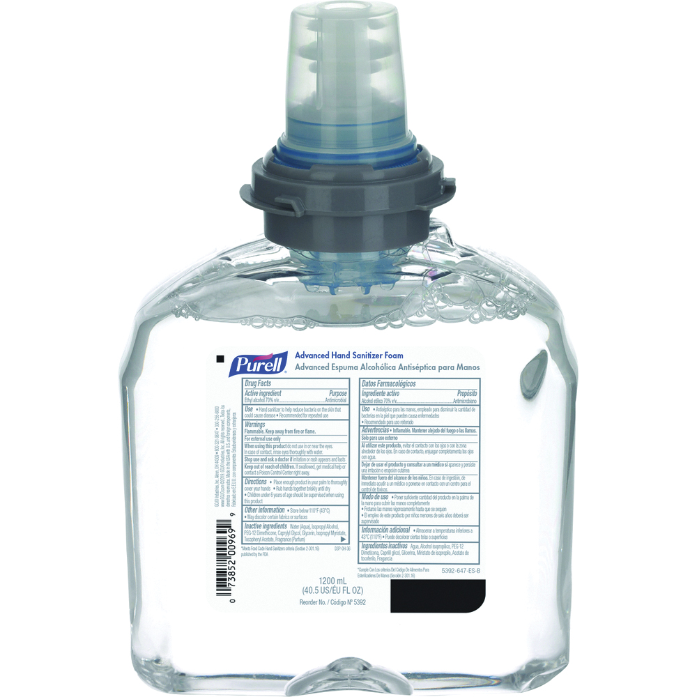 PURELL® Advanced Hand Sanitizer Foam Refill for PURELL® TFX™ Dispenser