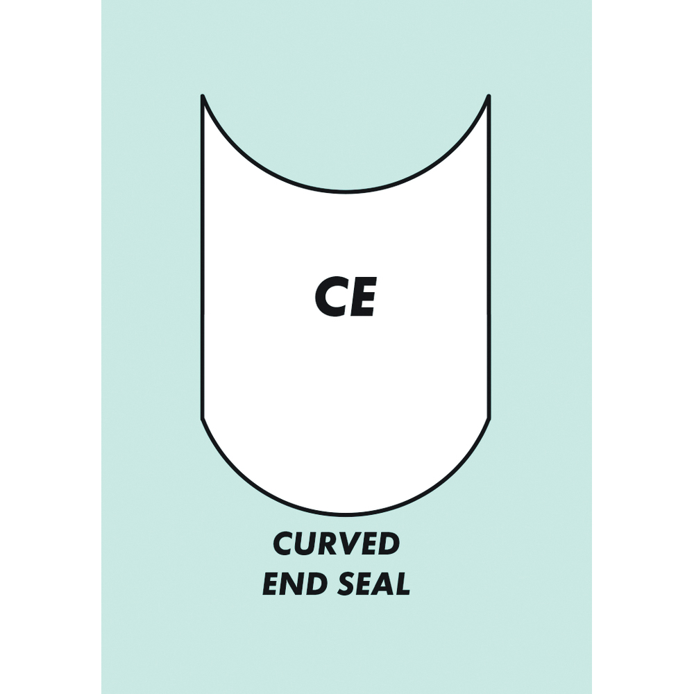 Clarity E2300 Medium-Abuse, Medium-Shrink, Non-Barrier Fresh Poultry/Turkey Bags, Untaped, Curved End Seal