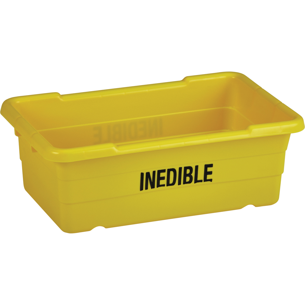 ToteAll 2000 Imprinted Molded Poly Totes, "INEDIBLE"