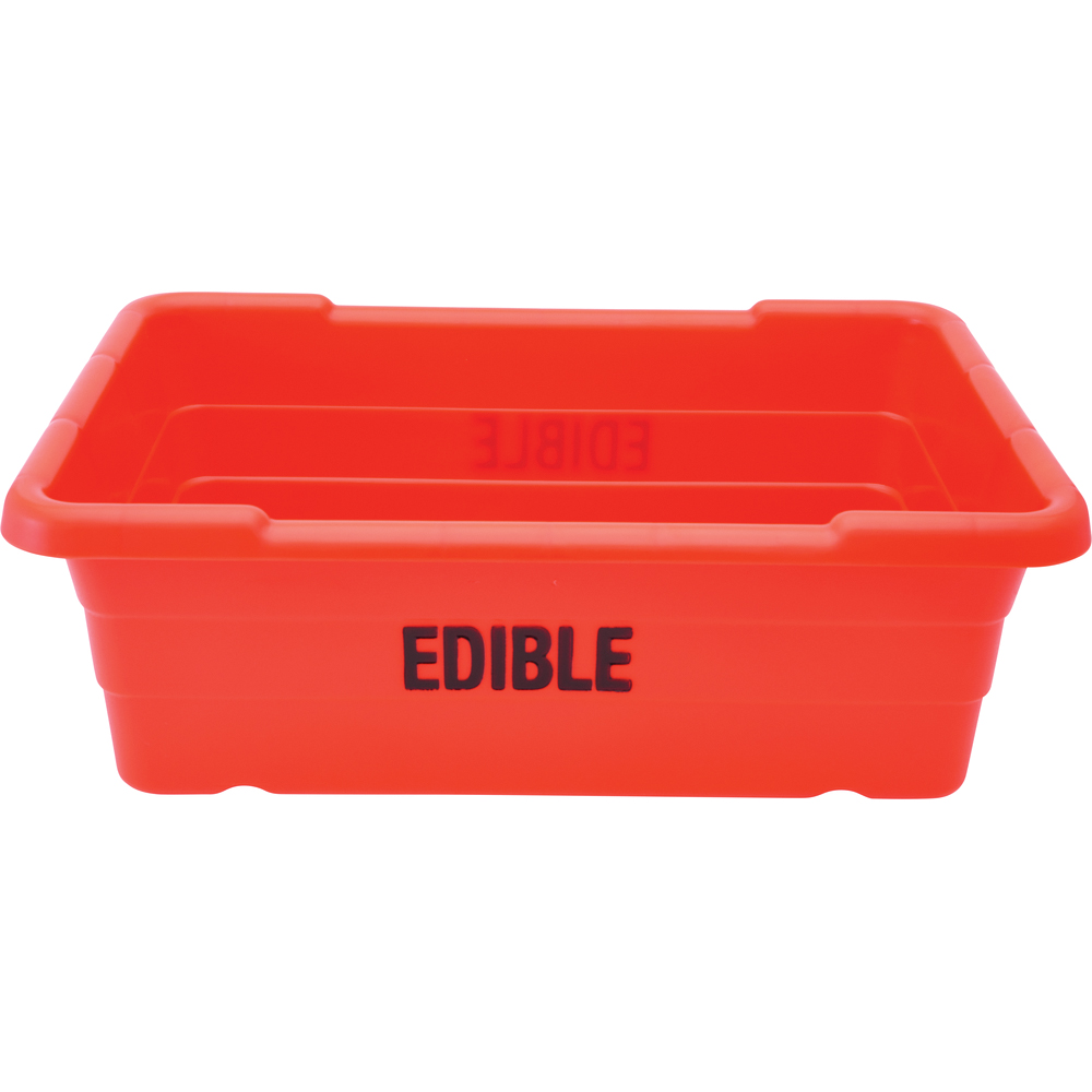 ToteAll 2000 Imprinted Molded Poly Totes, "EDIBLE"