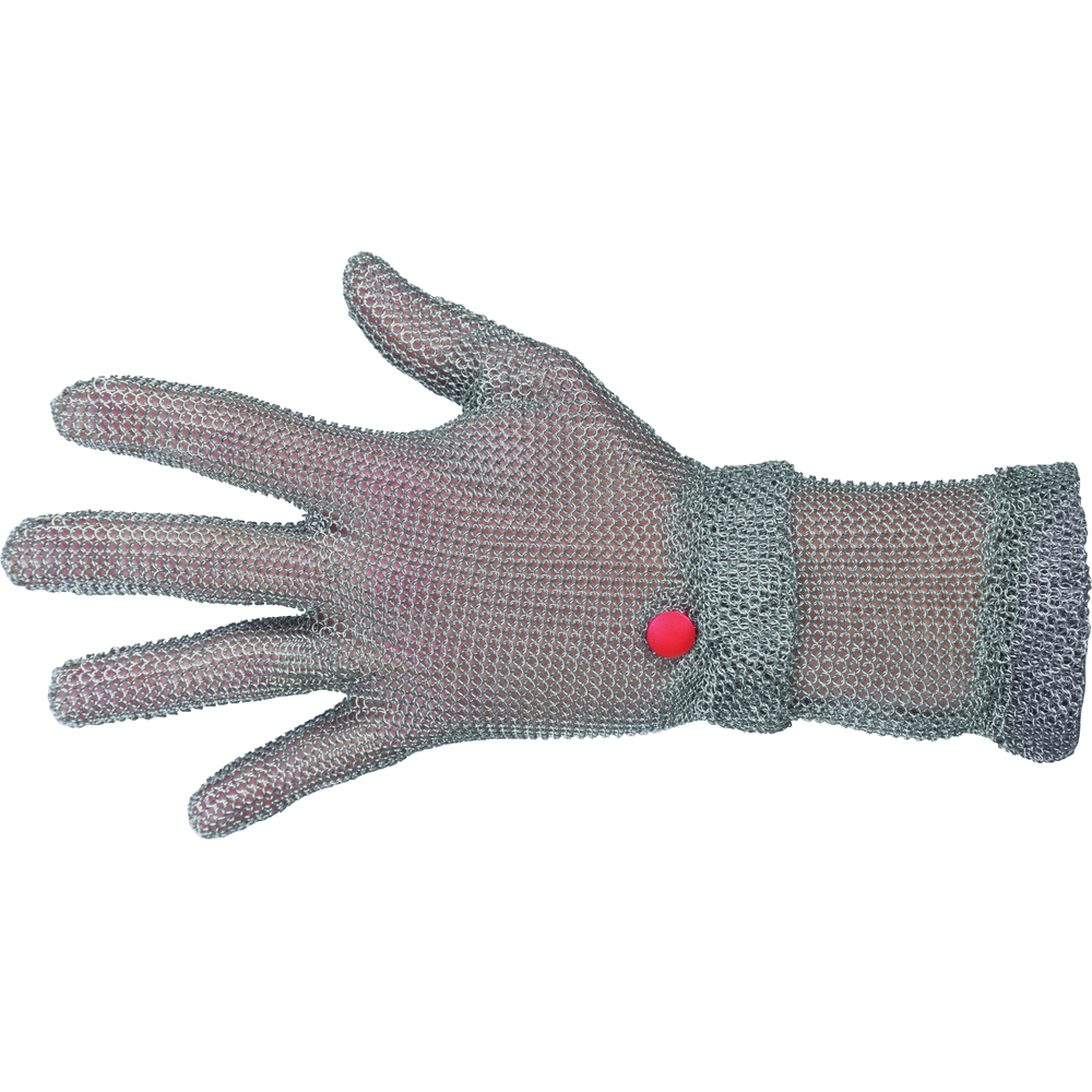 Manulatex Wilco Stainless Steel Metal Mesh Gloves with 7-Inch Cuff