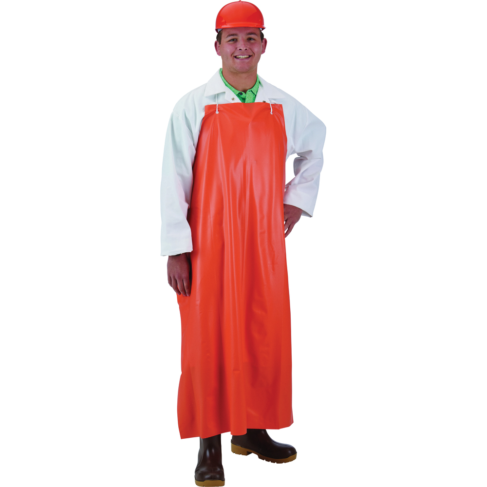 WorkHorse Vinyl Apron, Raw Edge, String Tie, 12 Mil
