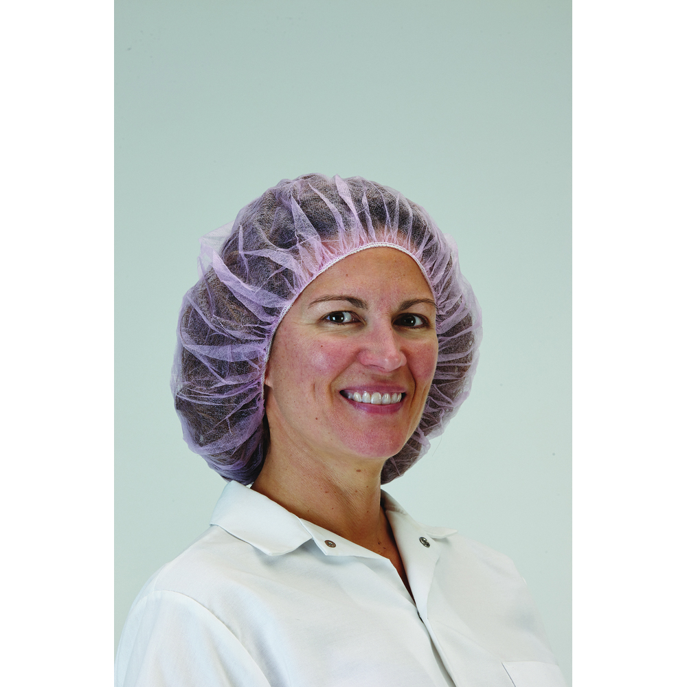 WorkHorse Color-Coded Latex Free Bouffant Hair Net Caps WorkHorse Color-Coded Latex Free Bouffant Hair Net Caps