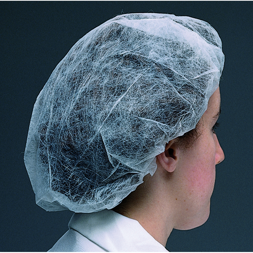 WorkHorse Color-Coded Latex Free Bouffant Hair Net Caps
