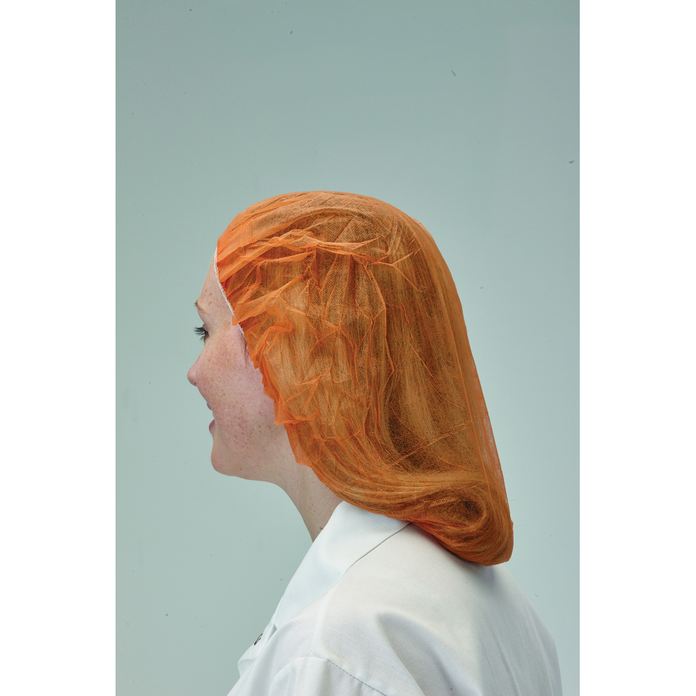 WorkHorse Color-Coded Latex Free Bouffant Hair Net Caps