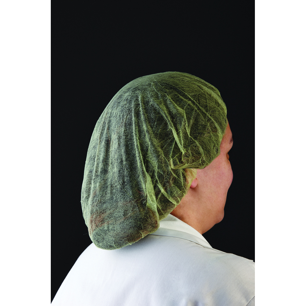 WorkHorse Color-Coded Latex Free Bouffant Hair Net Caps