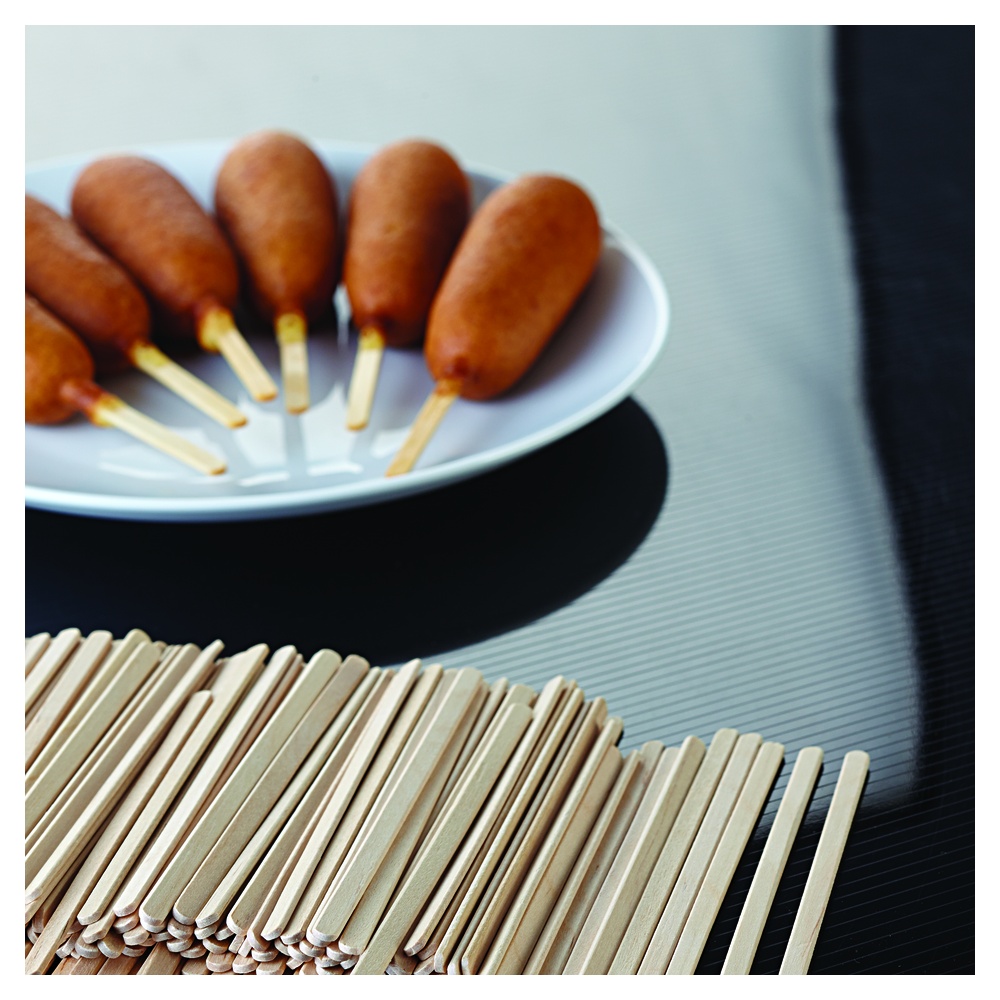 Prime Source Flat Corn Dog Sticks