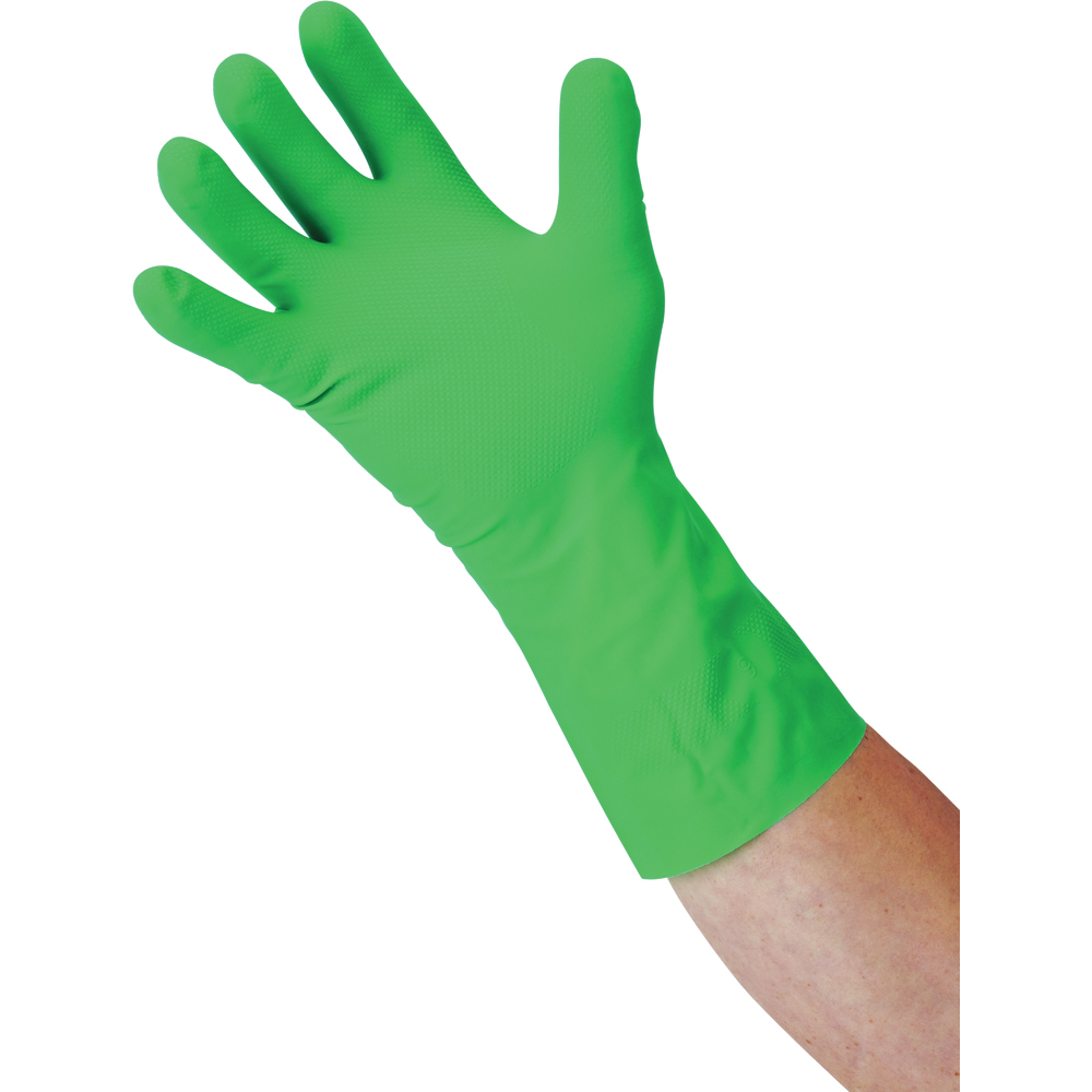 WorkHorse 11 Mil Unlined Nitrile Gloves, 13in - Bunzl Processor