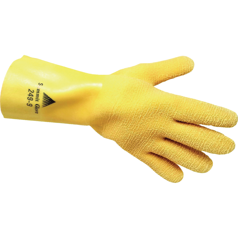 グローブ Zuumin Summit Glove 249 Series Fully Coated Latex Crinkle Finish, 13in