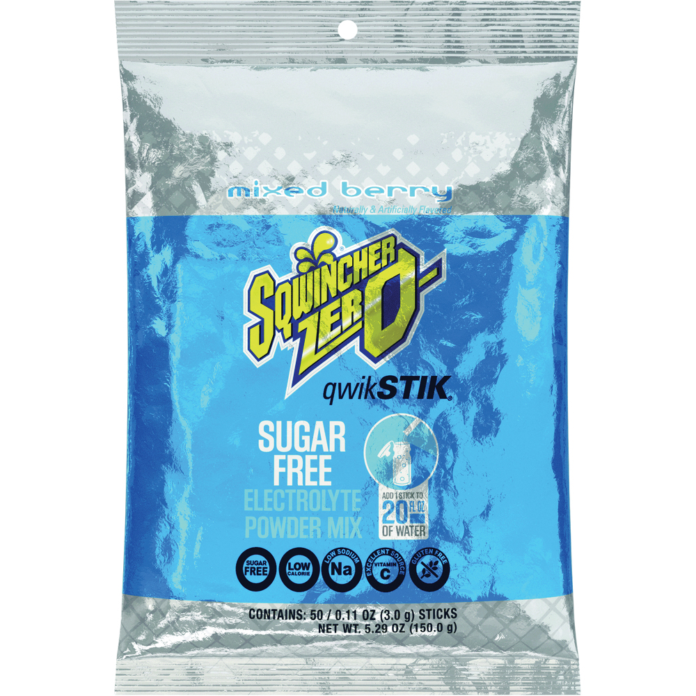 Sqwincher® ZERO Qwik Stick Powdered Electrolyte Hydration Drink Mix
