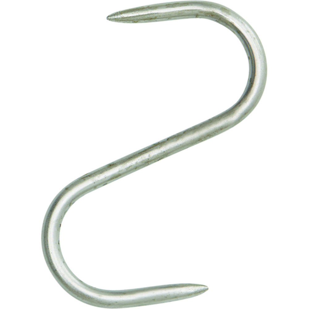 G.F. Frank & Sons, Inc. "S" Hooks, Stainless Steel, 0.375" Diameter