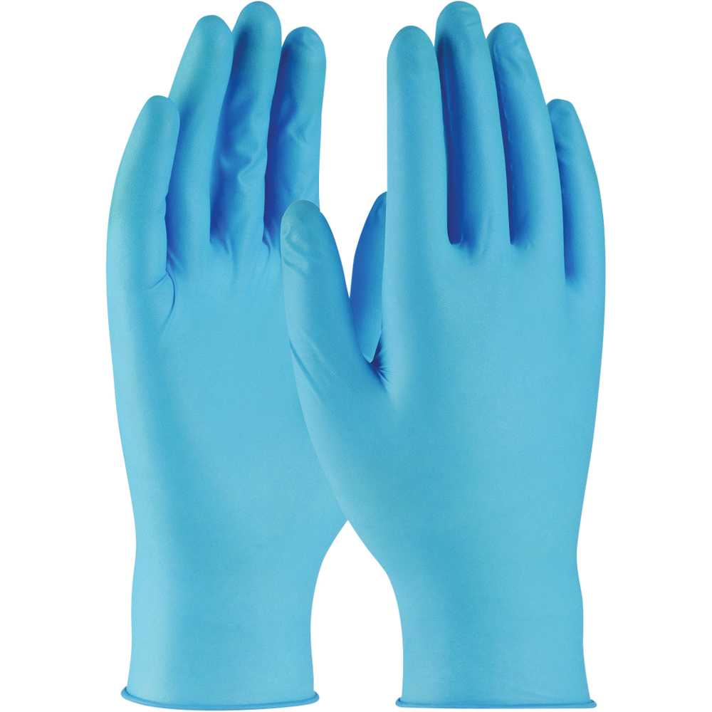 PIP Ambi-dex® Super 8 Disposable Nitrile Glove, Powder- Free, Textured Grip, 8 Mil, Blue