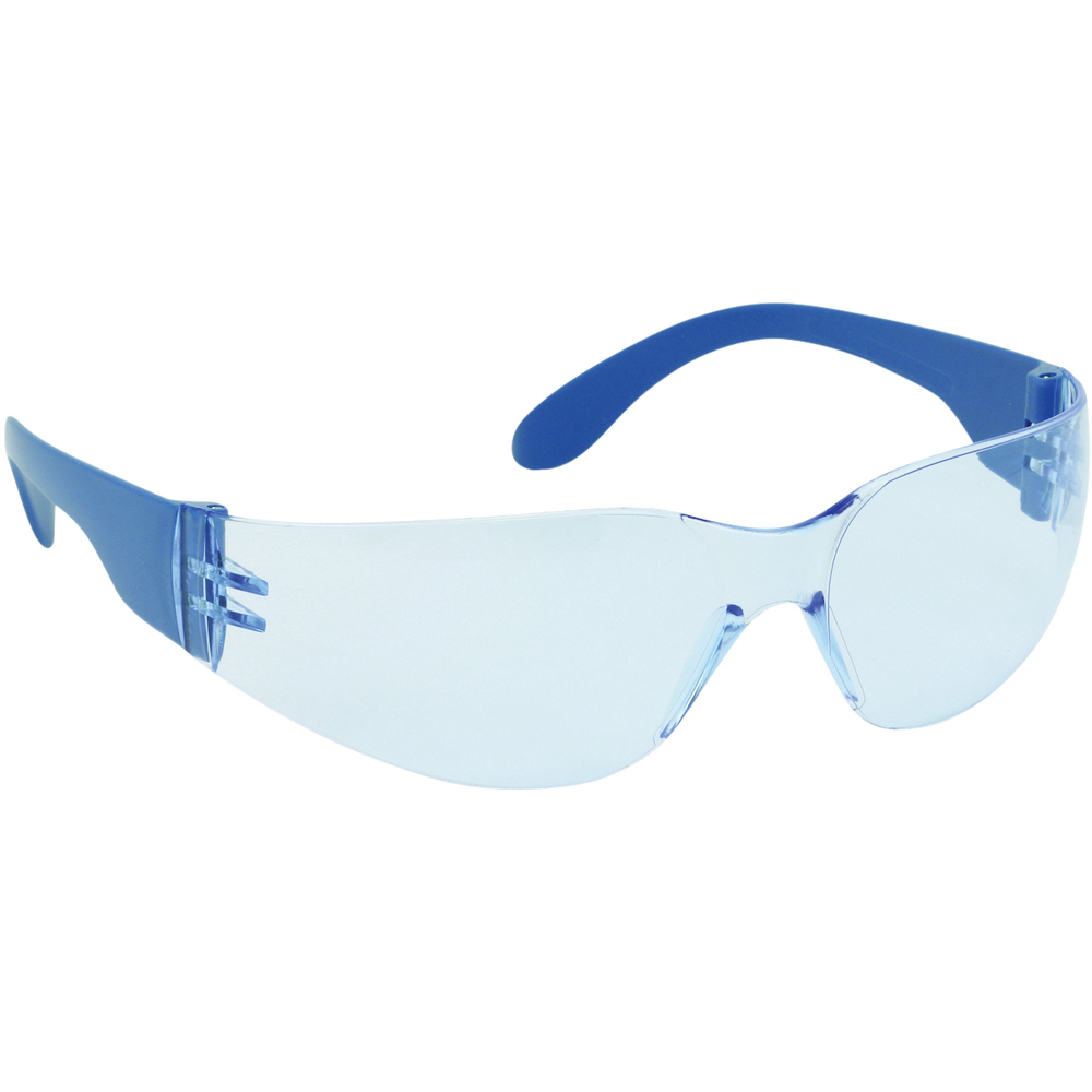 PIP Zenon Z12™ Rimless Safety Glasses, Metal Detectable, Anti-Scratch, Blue