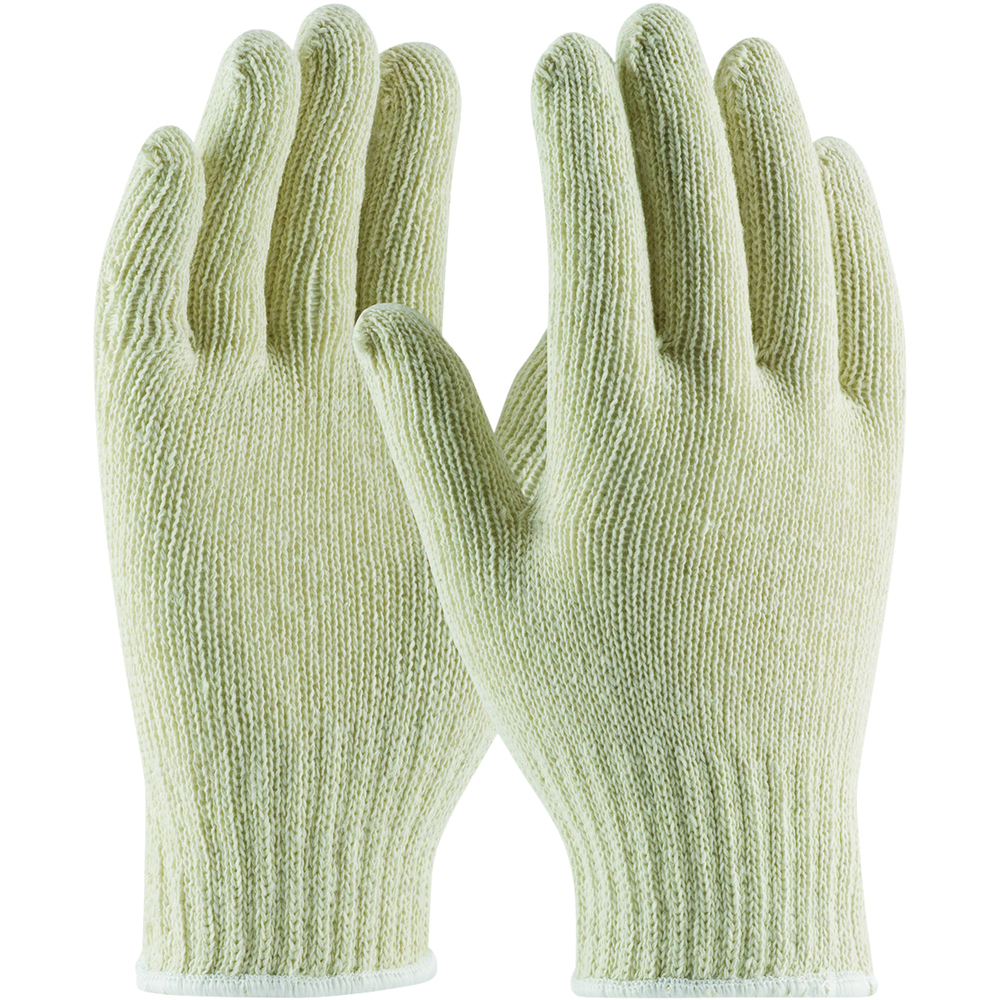 PIP Medium Weight String Knit Gloves, Cotton/Polyester, Natural