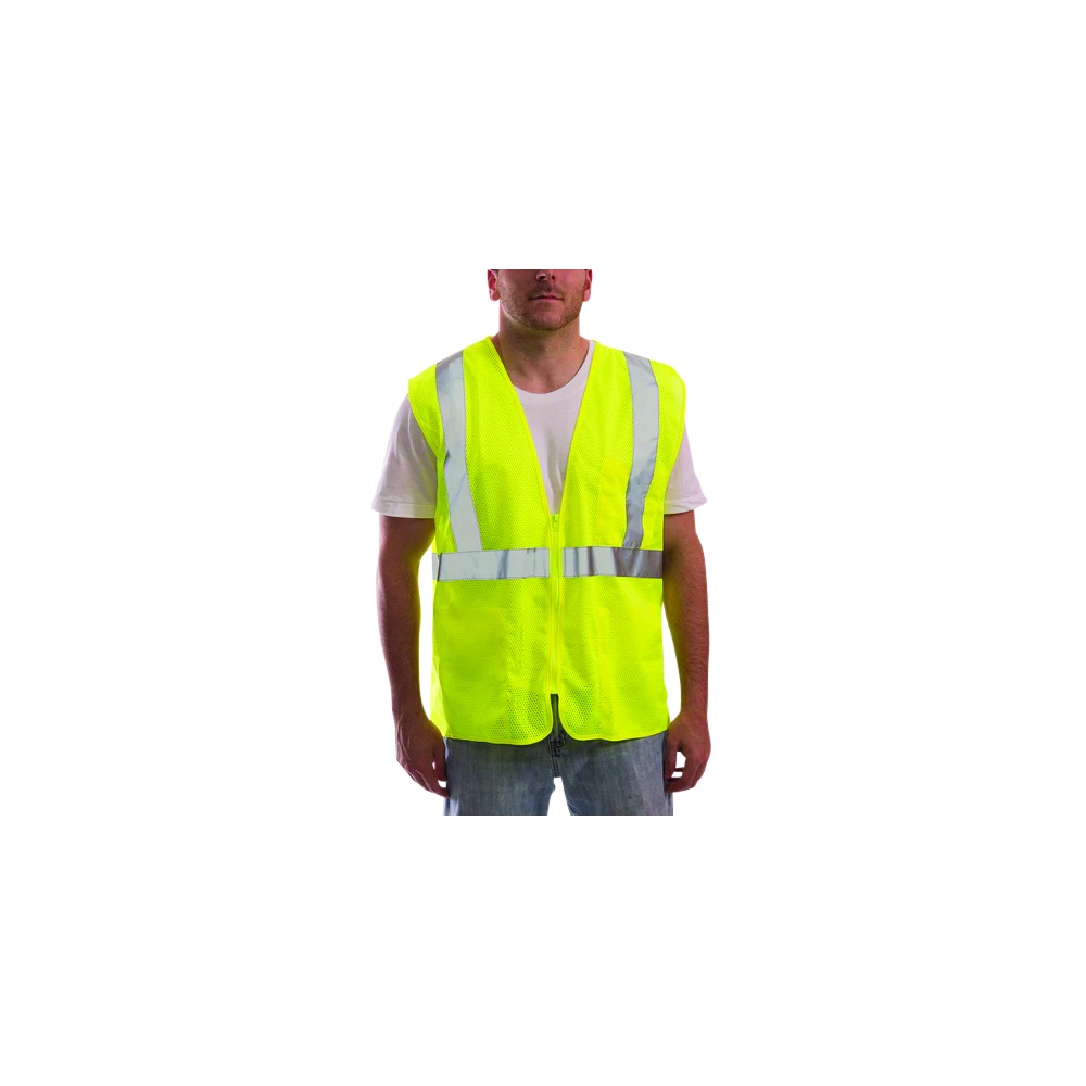 Tingley Job Sight Class 2 Hi-Vis Zip-Up Mesh Vest Tingley Job Sight Class 2 Hi-Vis Zip-Up Mesh Vest