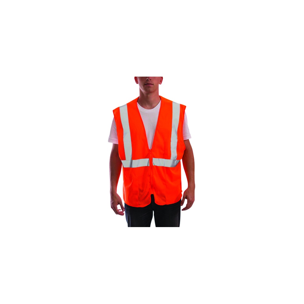 Tingley Job Sight Class 2 Hi-Vis Zip-Up Mesh Vest Tingley Job Sight Class 2 Hi-Vis Zip-Up Mesh Vest