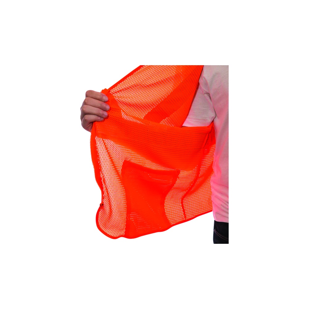 Tingley Job Sight Class 2 Hi-Vis Zip-Up Mesh Vest Tingley Job Sight Class 2 Hi-Vis Zip-Up Mesh Vest