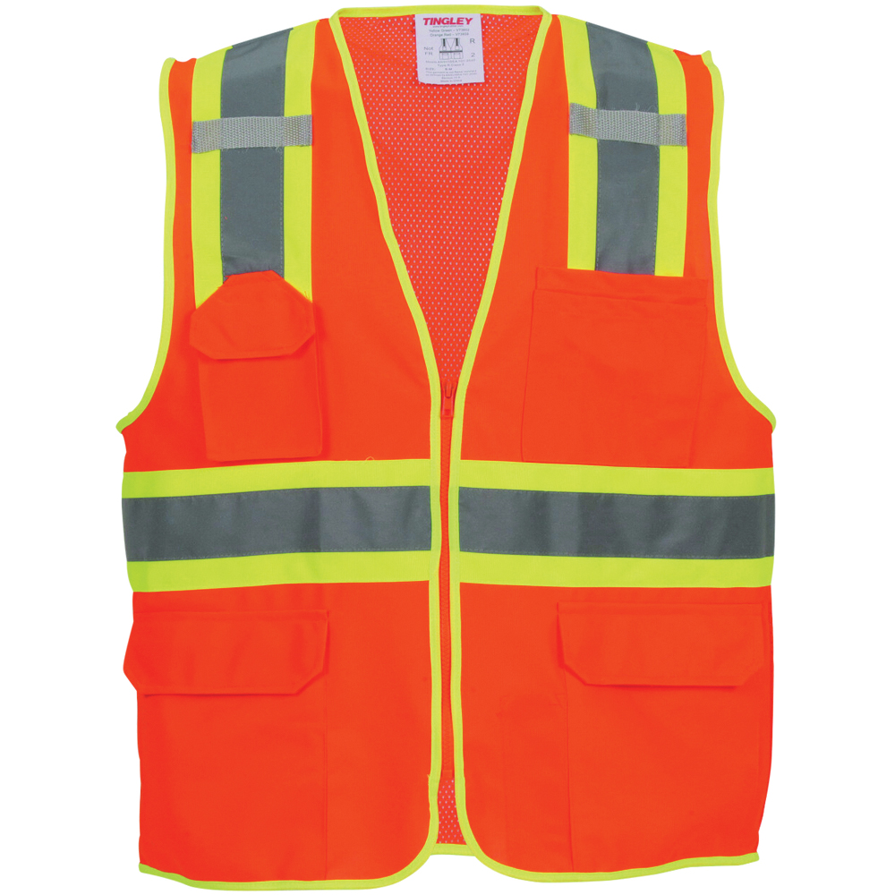 Tingley Job Sight Class 2 Hi-Vis Two-Tone Surveyor Vest