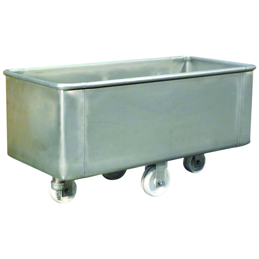 DC Tech Stainless Steel Truck with Drain, 500 Pound