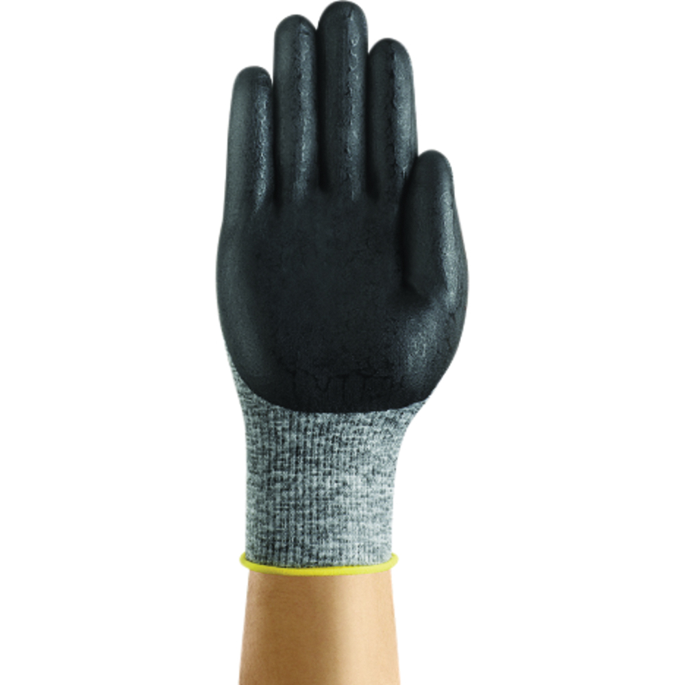 Ansell HyFlex 11-801 Nylon Gloves with Foam Nitrile Coating, 15-gauge
