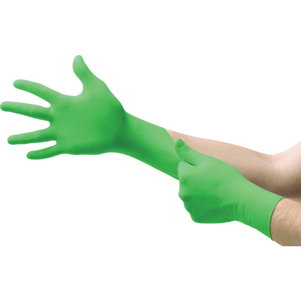 Ansell TouchNTuff® 92-600 Nitrile Disposable Gloves, Green