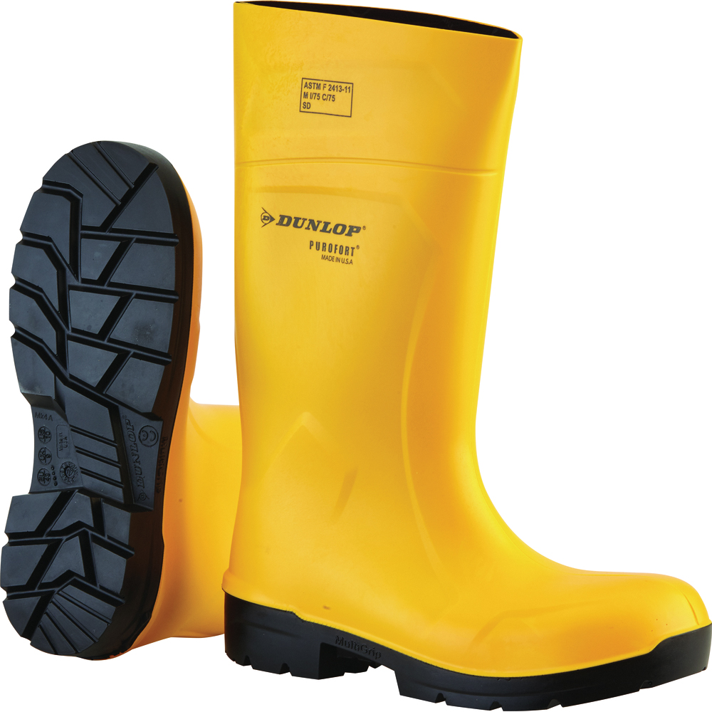 Dunlop FoodPRO Purofort MultiGrip Safety Steel Toe Boots - Bunzl