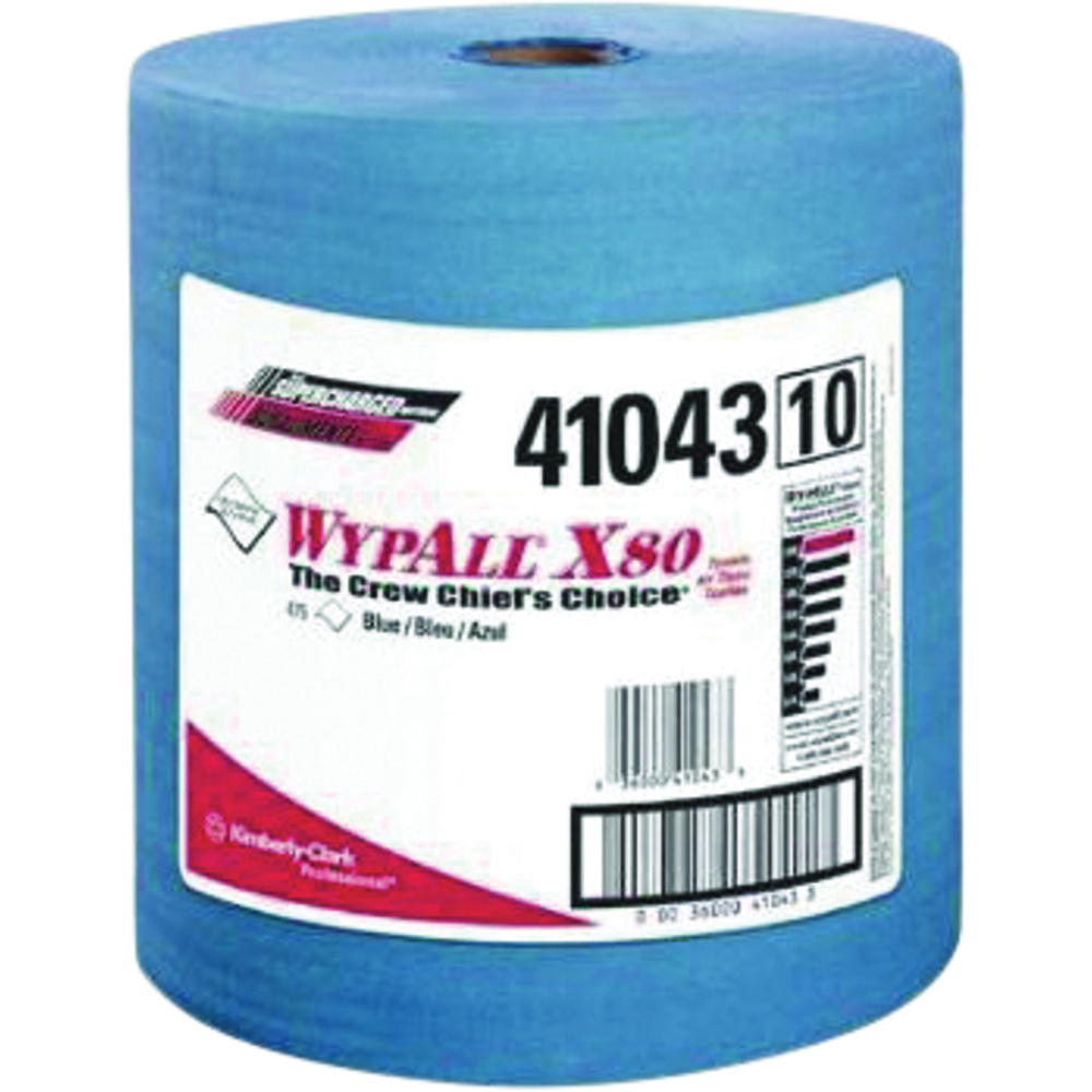 WypAll Power Clean X80 Heavy Duty Cloths, Jumbo Roll