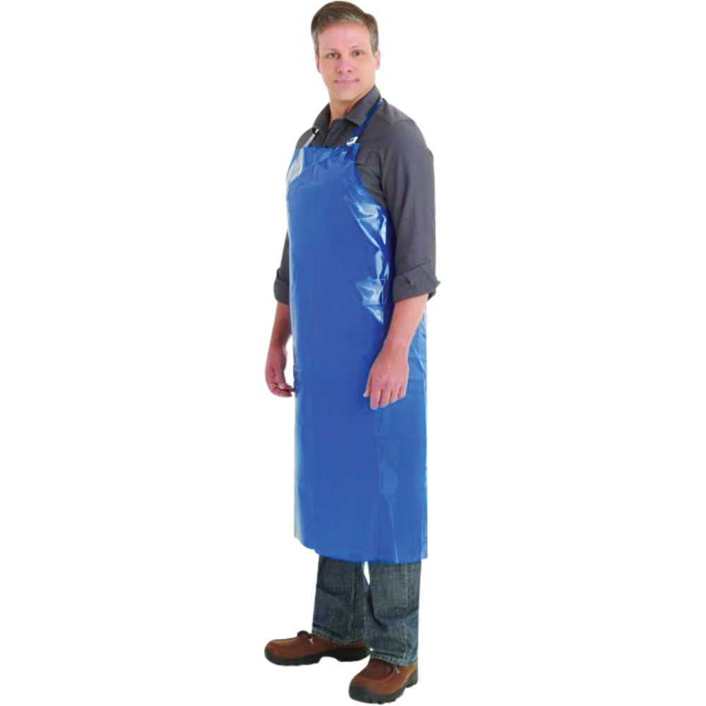 Ansell AlphaTec® Endurosaf™ Aprons, Enduro2000™ Polyurethane Blend Material, Tie Closure, 34 Inches Wide, 9 Mil