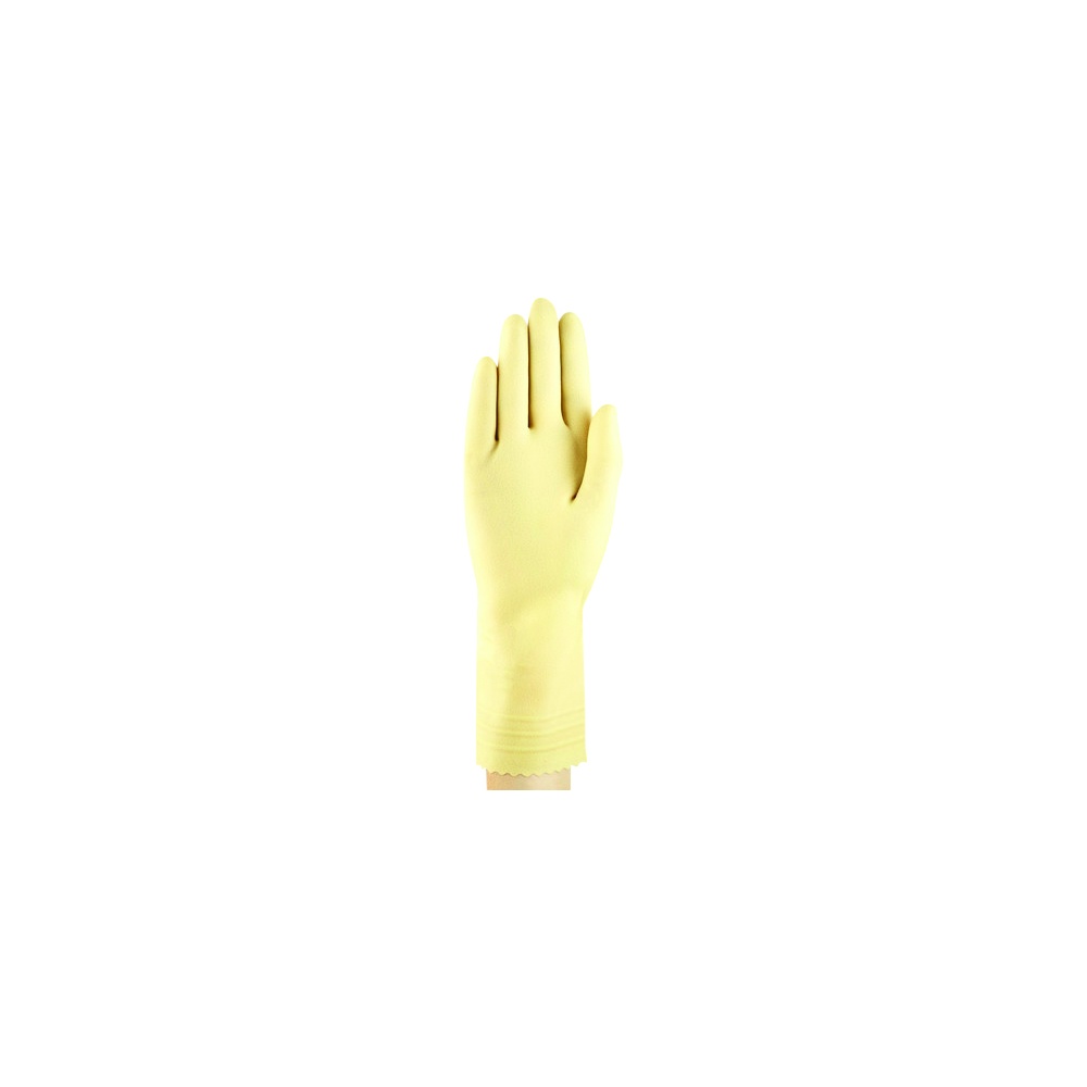 Ansell AlphaTec® 88-392 Rubber Gloves, 19.7 Mil, Natural