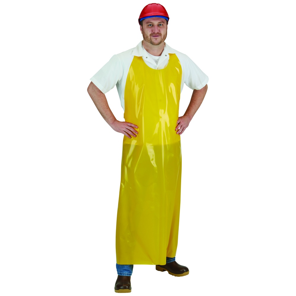 WorkHorse Standard Polyurethane Die-Cut Aprons, 6 Mil, 35 Inches Wide
