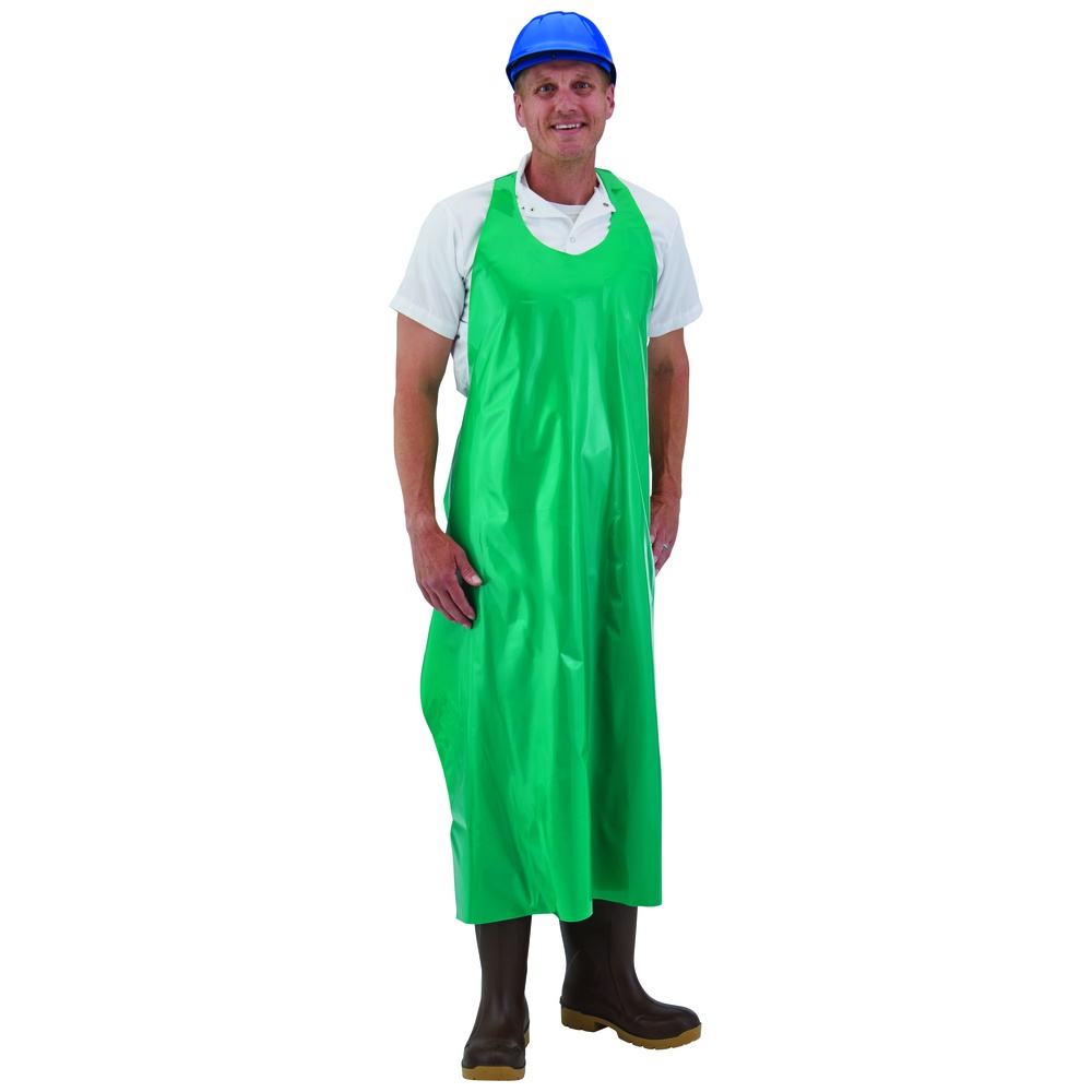 WorkHorse Standard Polyurethane Die-Cut Aprons, 6 Mil, 35 Inches Wide