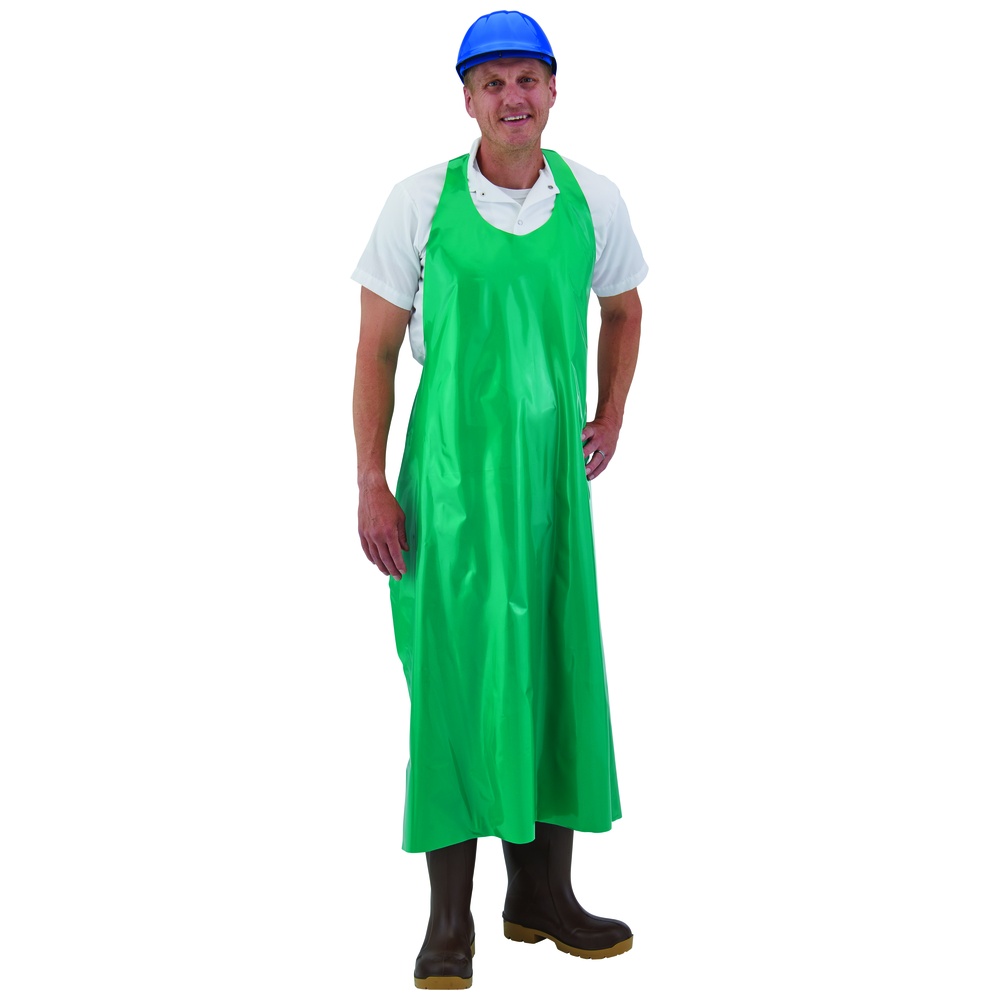 WorkHorse® Polyurethane Die-Cut Aprons, 6mil, 35in