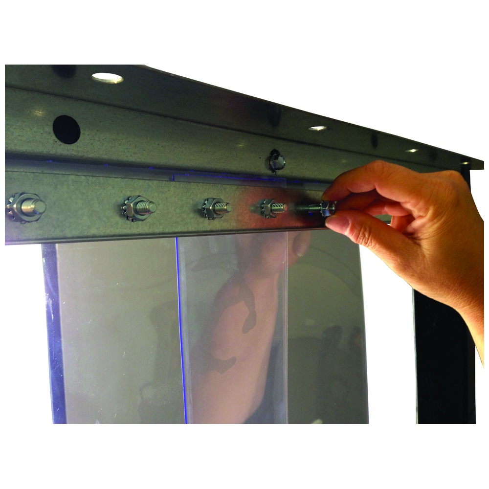 Clearway Door Bolt-On Galvanized Strip Door Mounting Hardware System