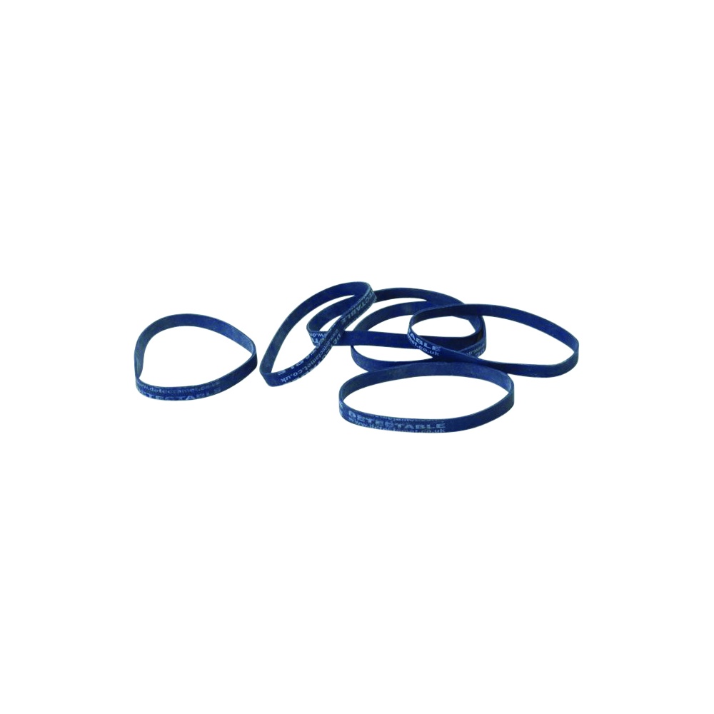 Detectamet Metal Detectable Rubber Bands, 80 mm x 6 mm x 1 mm