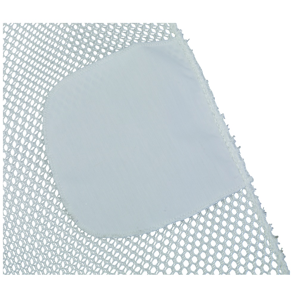 Stanek Netting Laundry Bag with Draw Cord, Barrel Lock, and Tagging Flag